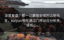 深度复盘：那一记震惊全球的远射乌龙，<strong>kaiyun</strong>带你通过门将站位分析失误核心。